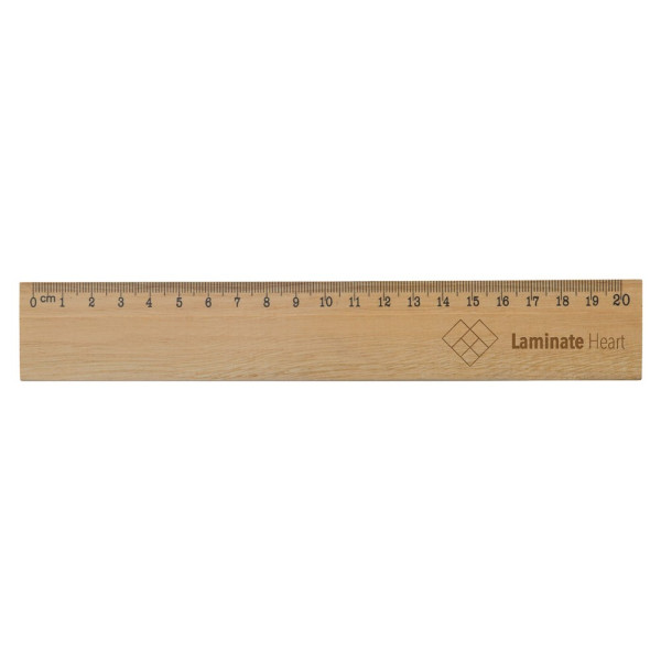 Houten liniaal 20cm