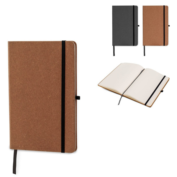 Hardcover notebook recycled leer A5