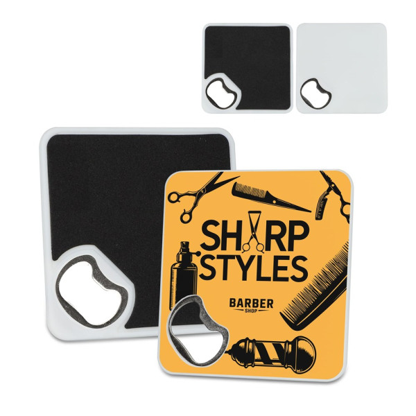 R-ABS onderzetter met flesopener