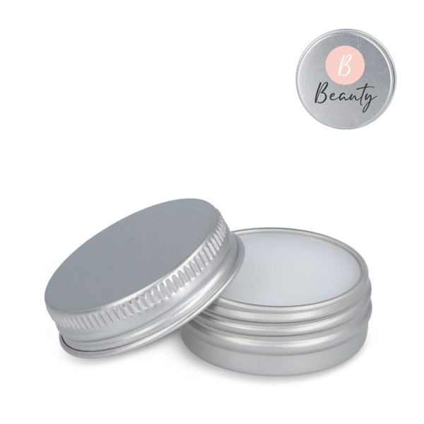 Lipbalm rond gerecycled aluminium blikje