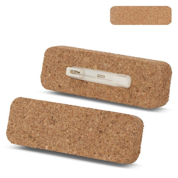 Naambadge kurk met speld