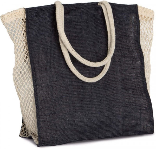 Kimood Shopper met plooi van mesh