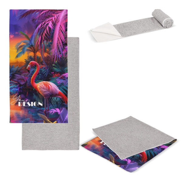 Sneldrogende handdoek R-PET 50x100cm sublimatie