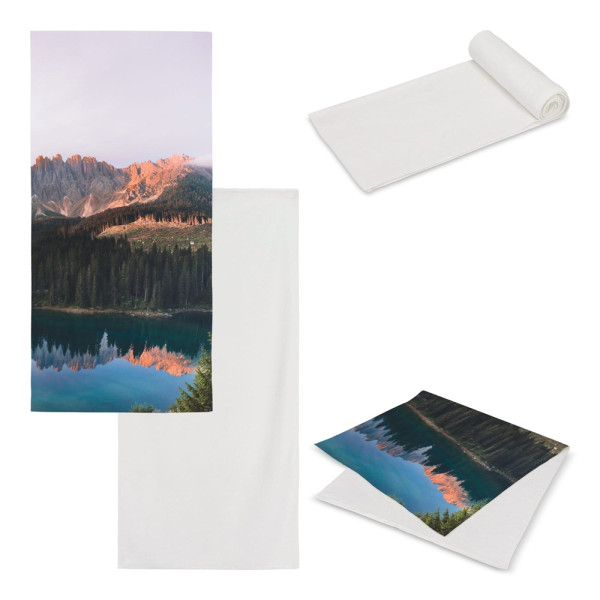 Dubbelzijdige handdoek sublimatie 50x100 cm 400g/m²