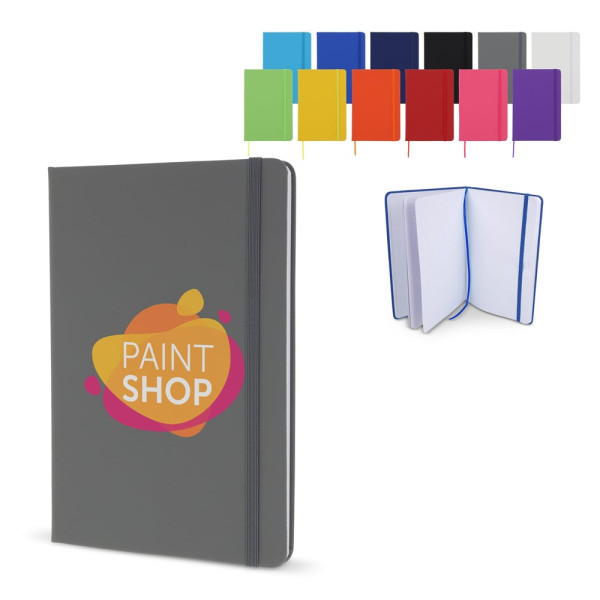 Notitieboek A5 PU met FSC-puntraster pagina's