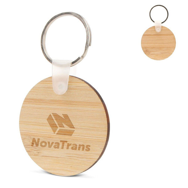 Sleutelhanger Bamboe rond