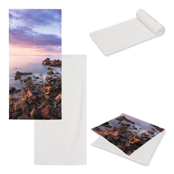 Dubbelzijdige handdoek sublimatie 100x180 cm 400g/m²